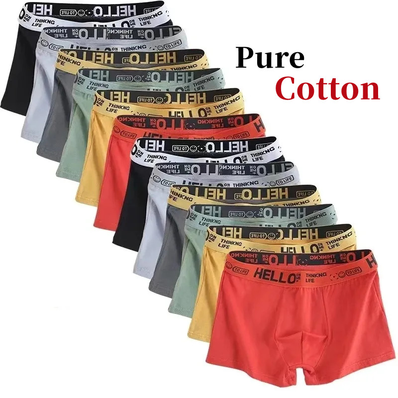 Boxer Brief Pack Cotton - 10 piezas/ropa interior para hombre, calzoncillos