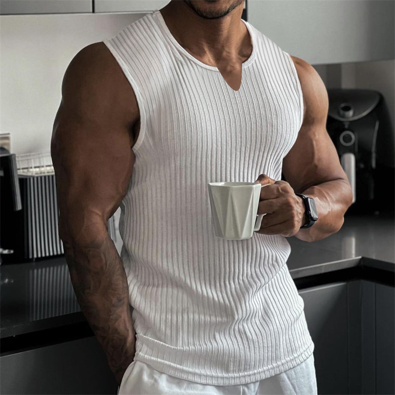 Undershirt Crew Neck - Novedad de verano, chaleco con cuello