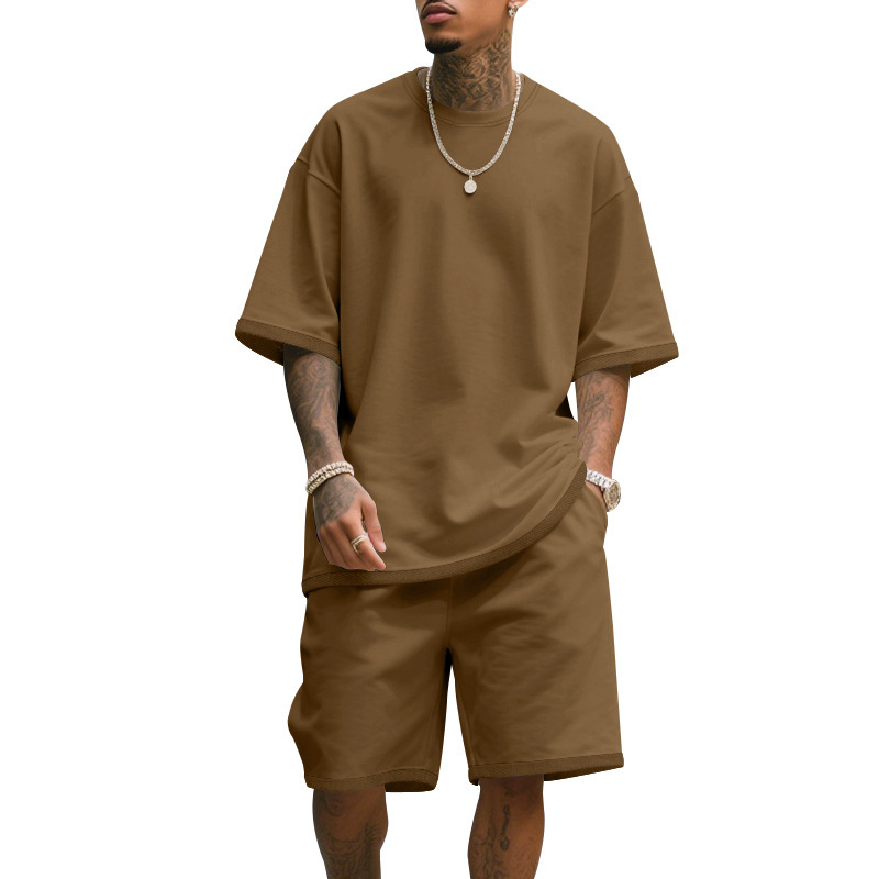 T Shirt Tight Fit - Conjunto Casual de Dos Piezas para