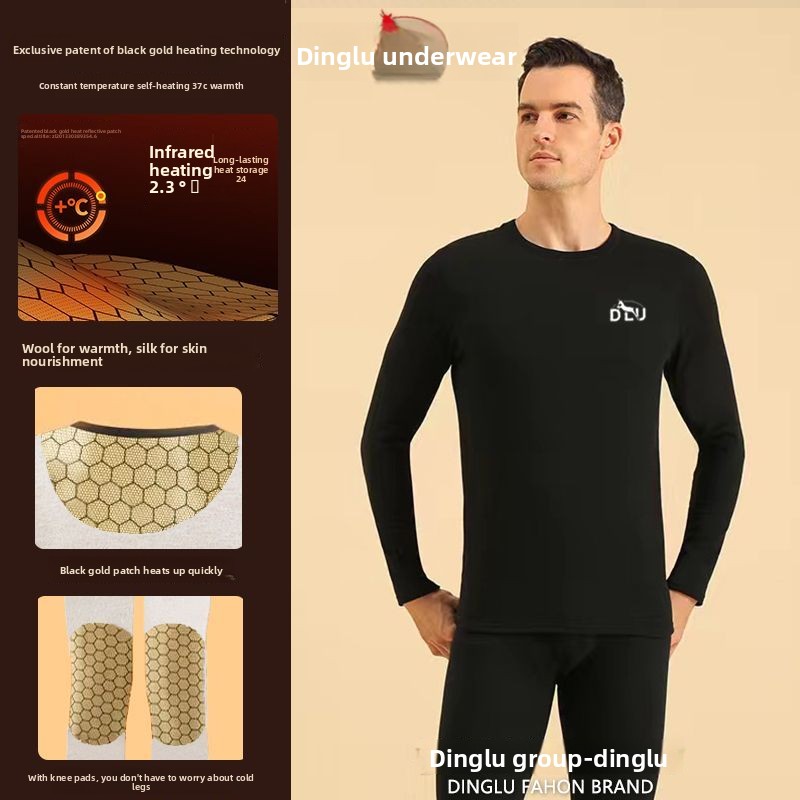 Thermal Long John - Ropa interior térmica de autocalentamiento de
