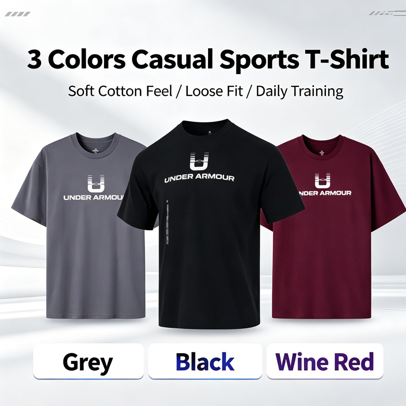 Undershirt Crew Neck - Camiseta Deportiva de Manga Corta para