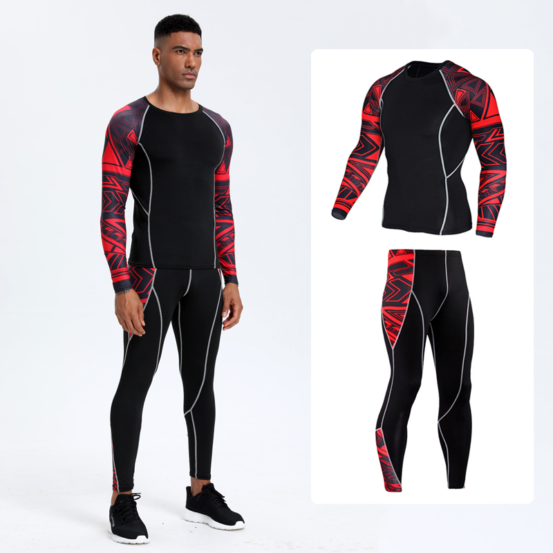 Compression Long Pant - Traje deportivo PRO para hombre: camiseta