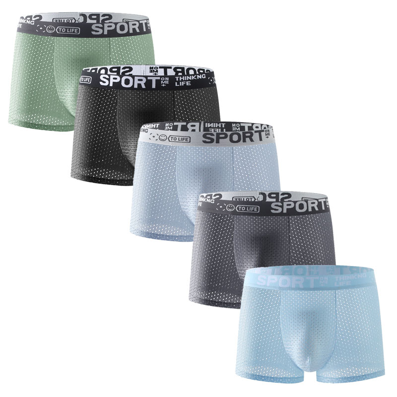 Mesh Sport Boxer - Paquete de 5 Calzoncillos Boxer de