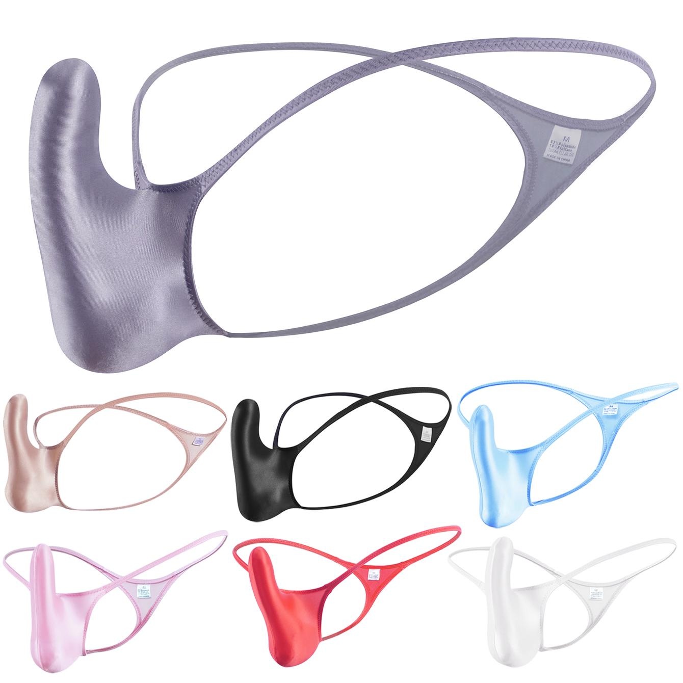 Jockstrap Athletic - YAULAANG-ropa interior gay brillante para hombre,