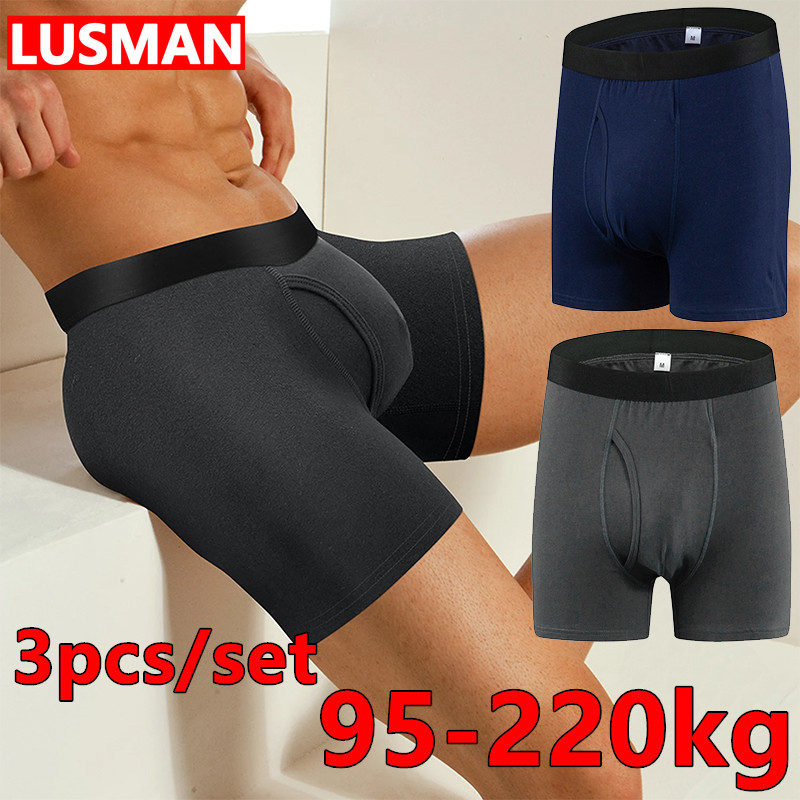Boxer Brief Pack Cotton - 3 uds ropa interior de algodón