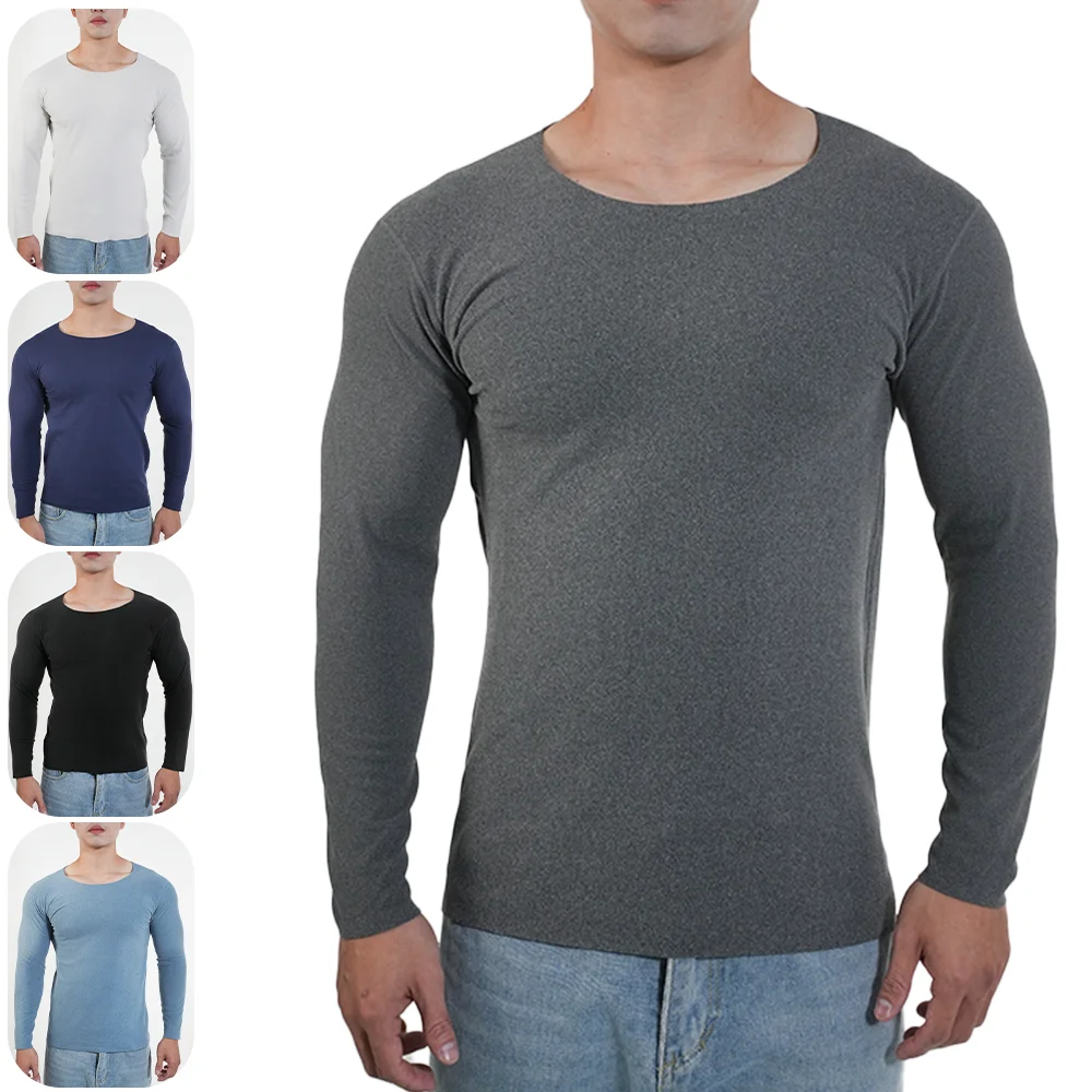 Undershirt Crew Neck - Ropa interior térmica para hombre, camisas