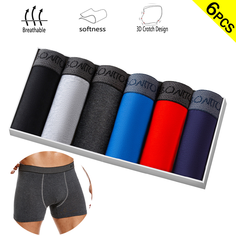 Boxer Brief Pack Cotton - 6 unids/pack calzoncillos Boxer de Color
