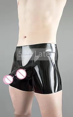 Pouch Boxer Pouch - Calzoncillos Boxer de látex para hombre,