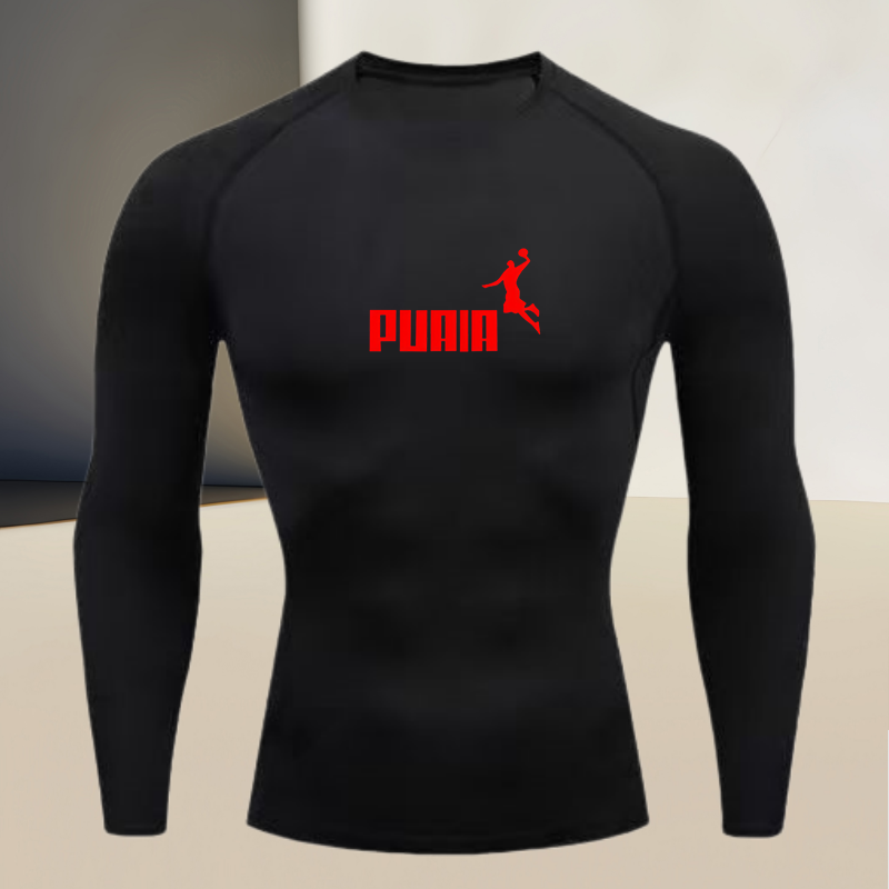 T Shirt Tight Fit - Camiseta deportiva ajustada de manga larga