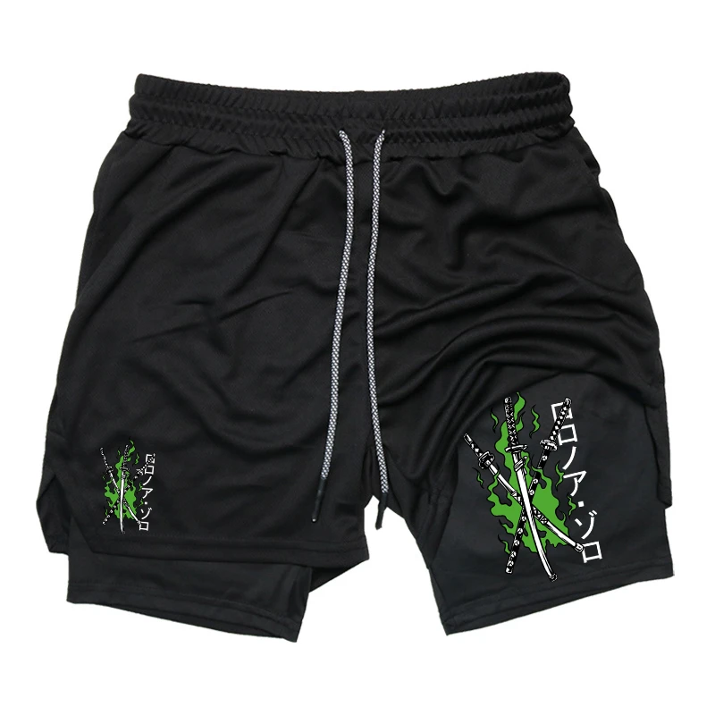 Compression Shorts Athletes - Pantalones cortos estampados 2 en 1