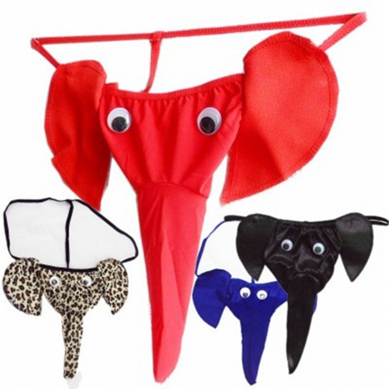 Trunk Breathable Men - Tanga de elefante sexy para hombre,