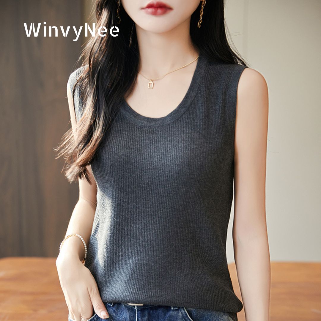 Tank Top Ribbed - WinvyNee - Camiseta sin mangas clásica