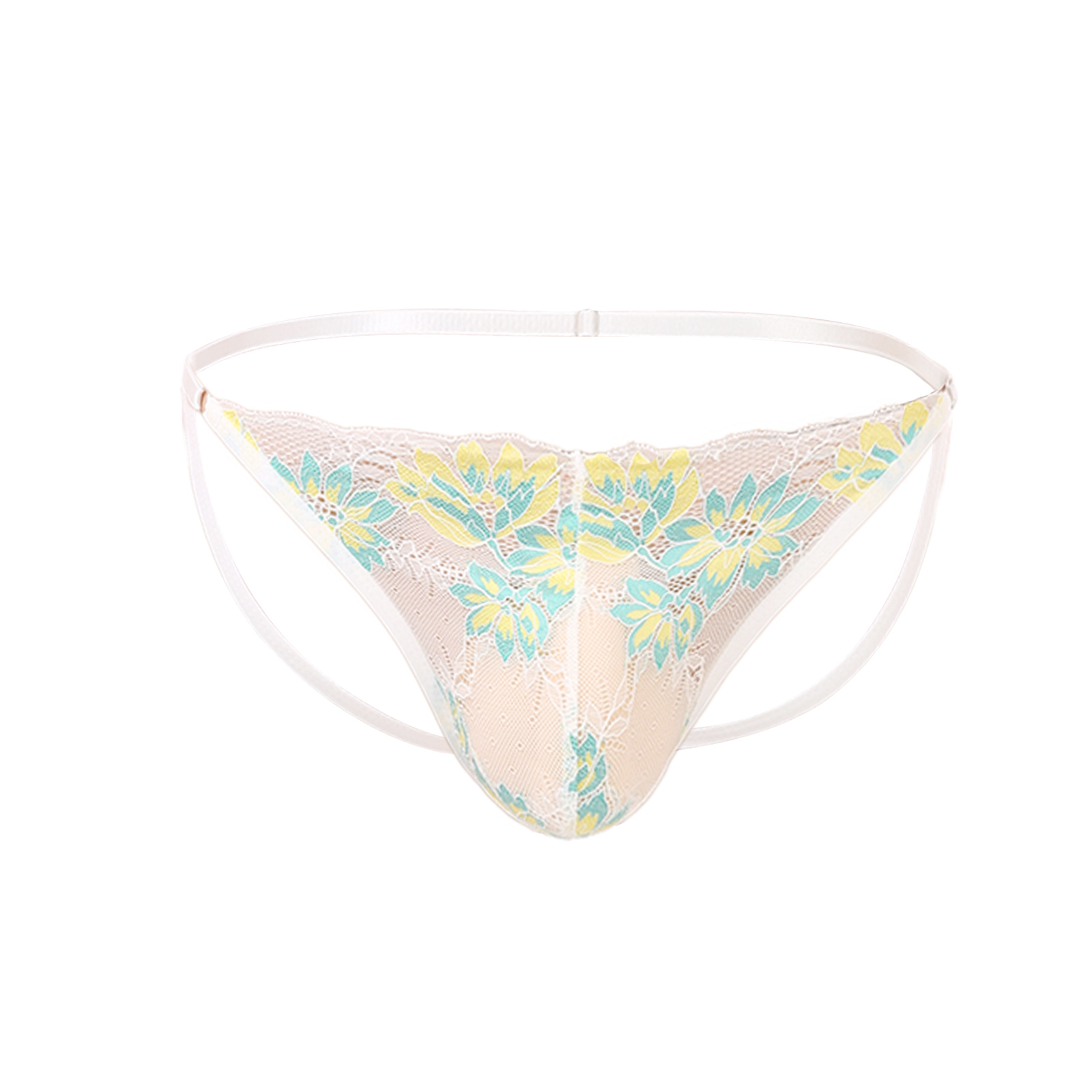 Jockstrap Athletic - Tanga con tirantes de encaje para