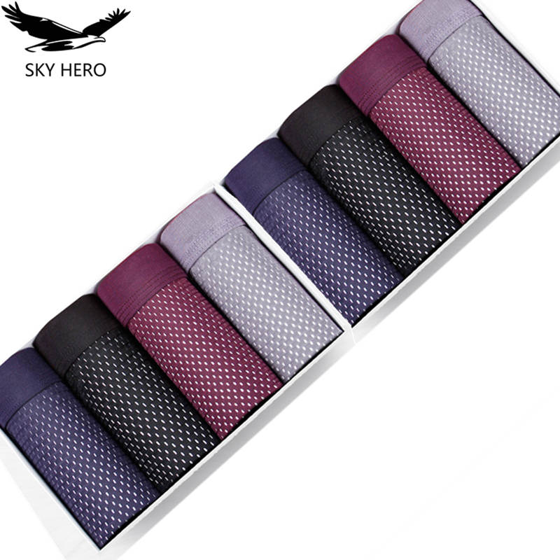 8 unids/lote ropa interior Box - Bamboo Fiber Trunk reseña y precio