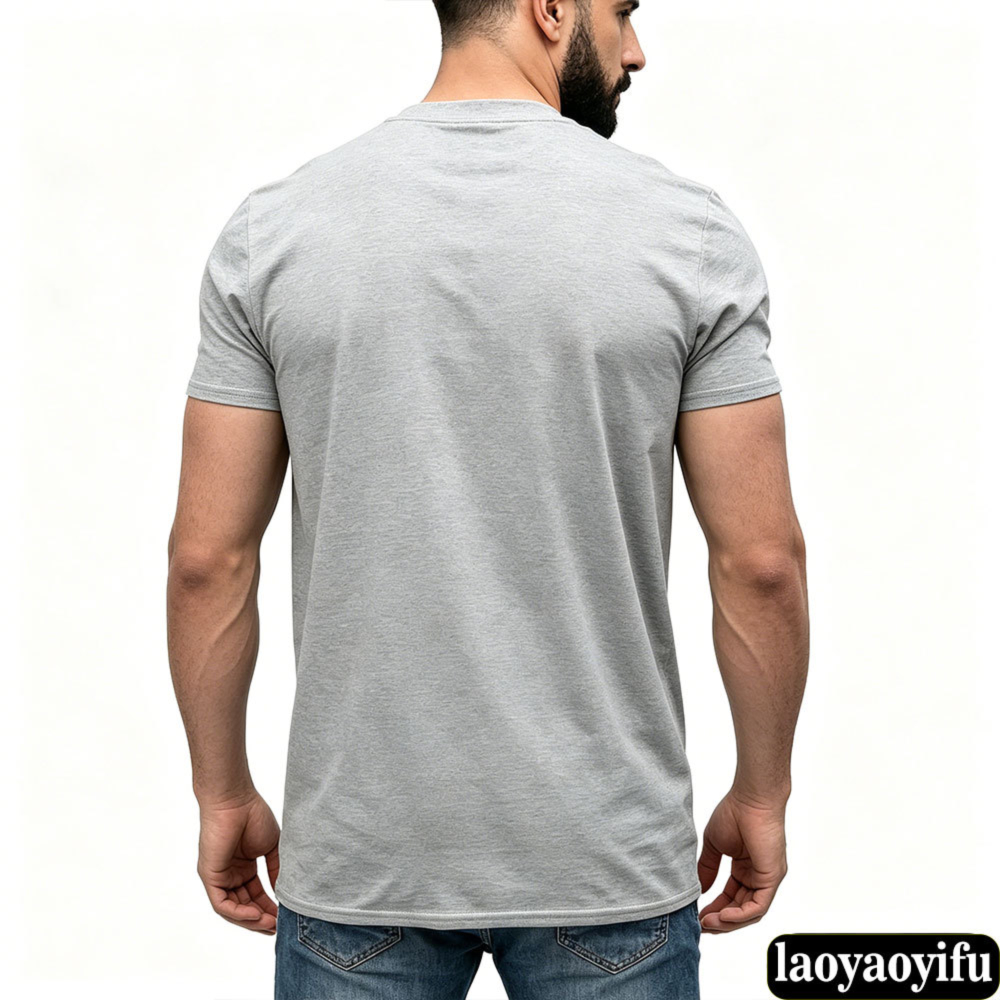 Camiseta Vintage con Estampado - Undershirt Crew Neck reseña y precio