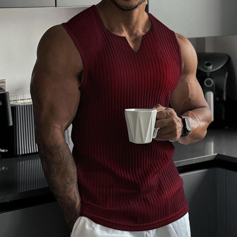 Novedad de verano, chaleco con - Undershirt Crew Neck reseña y precio