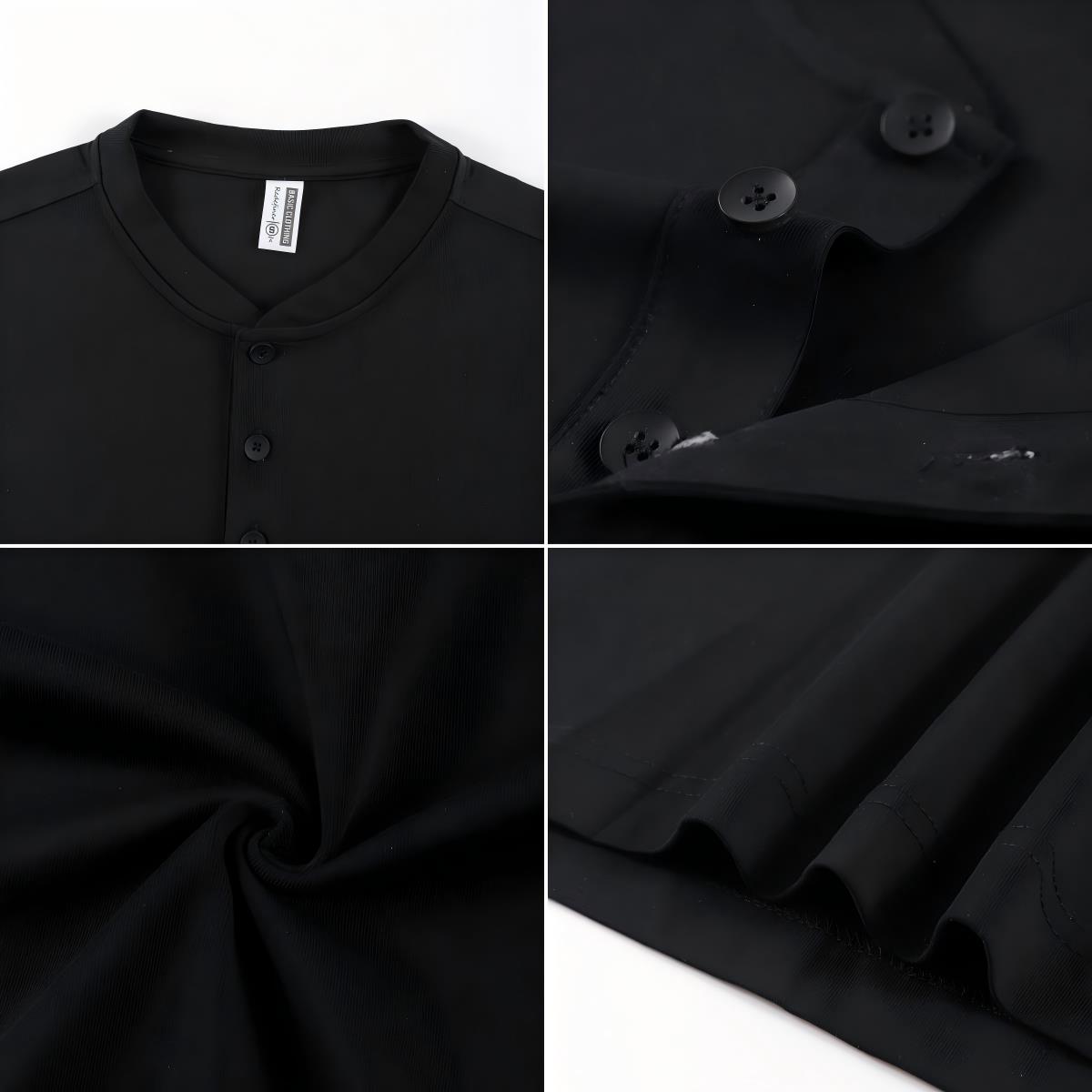 Camisa Henley de algodón liso  - Undershirt Crew Neck reseña y precio