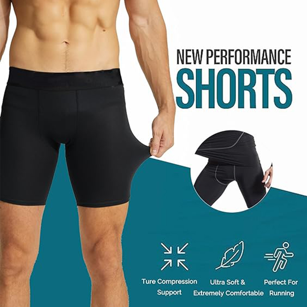 Bóxer de compresión para hombr - Compression Shorts Athletes reseña y precio