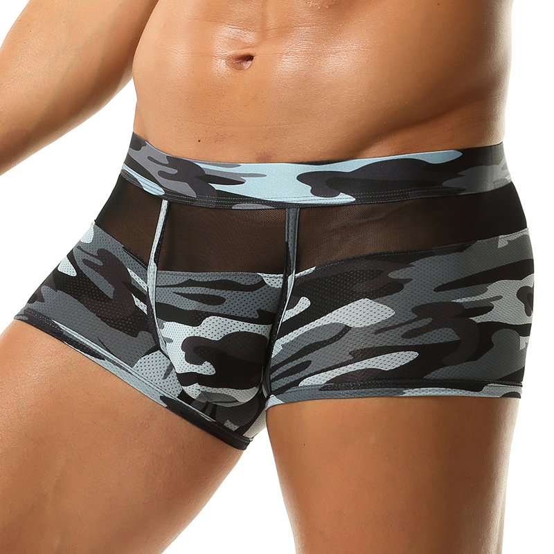 Calzoncillos Boxer de camuflaj - Mesh Sport Boxer reseña y precio
