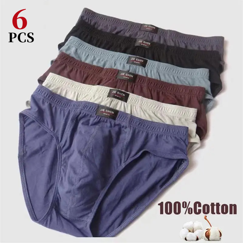 6 uds/ropa interior para hombr - Boxer Brief Pack Cotton reseña y precio