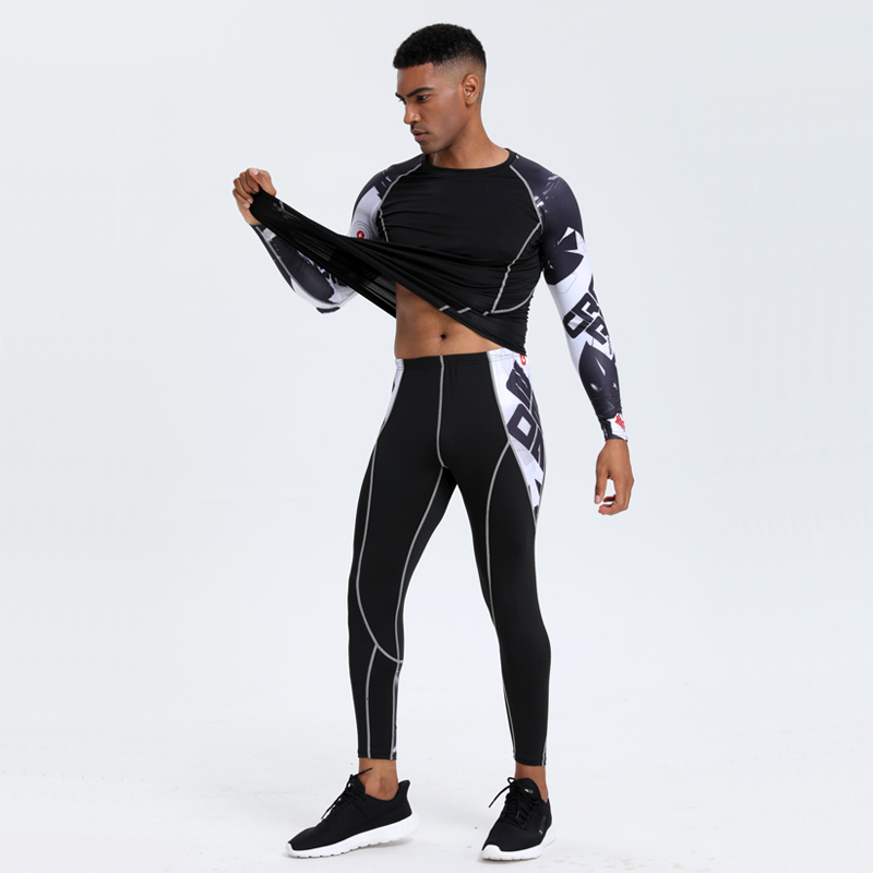 Traje deportivo PRO para hombr - Compression Long Pant reseña y precio