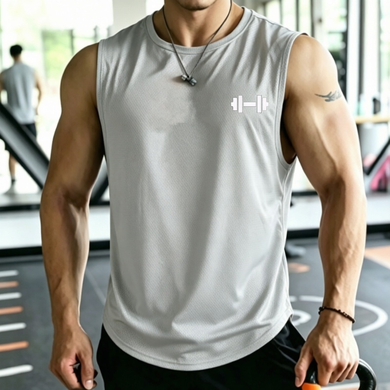 Camiseta sin mangas de malla d - Undershirt Crew Neck reseña y precio