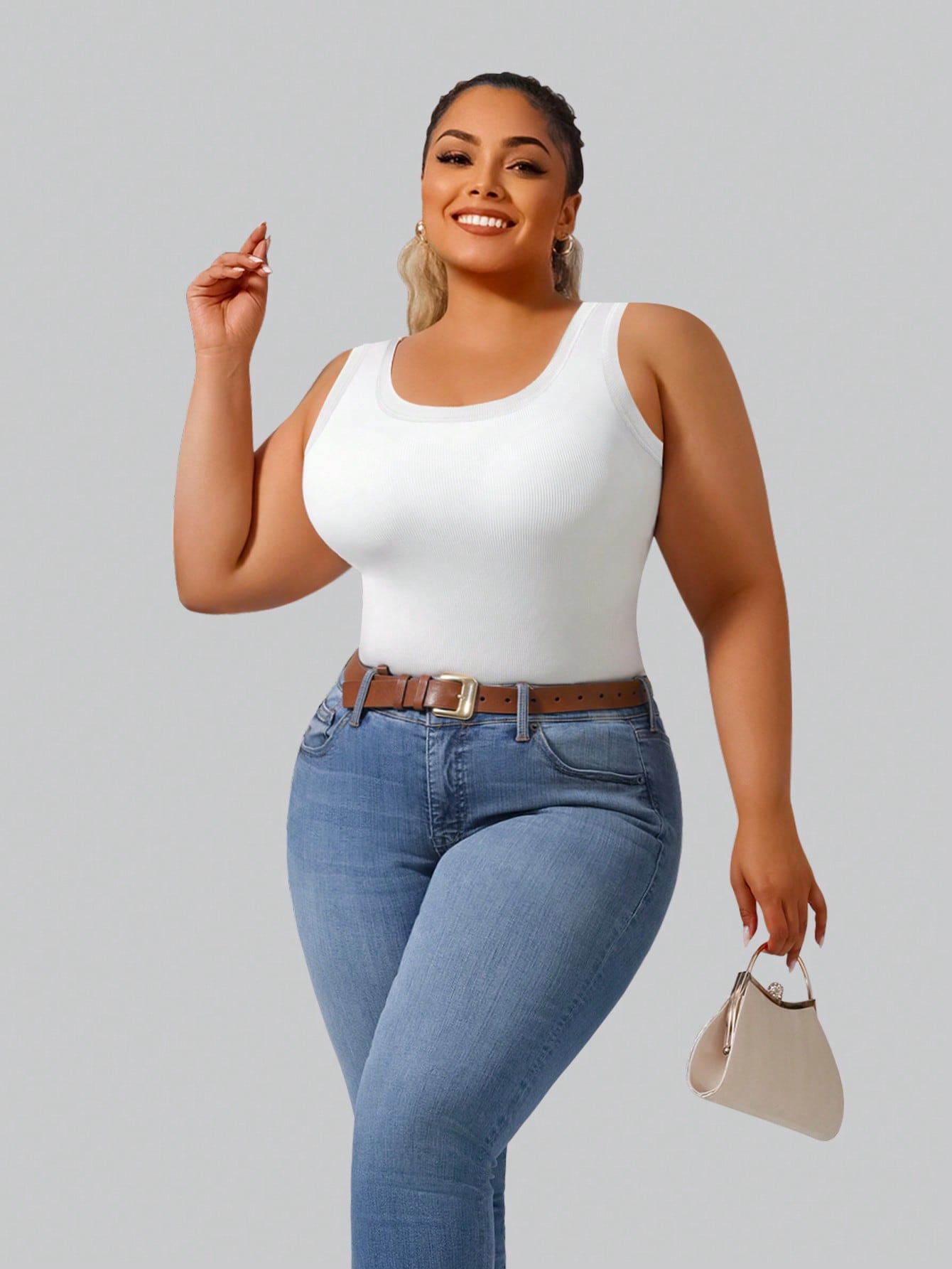 Camiseta sin mangas acanalada  - Tank Top Ribbed reseña y precio