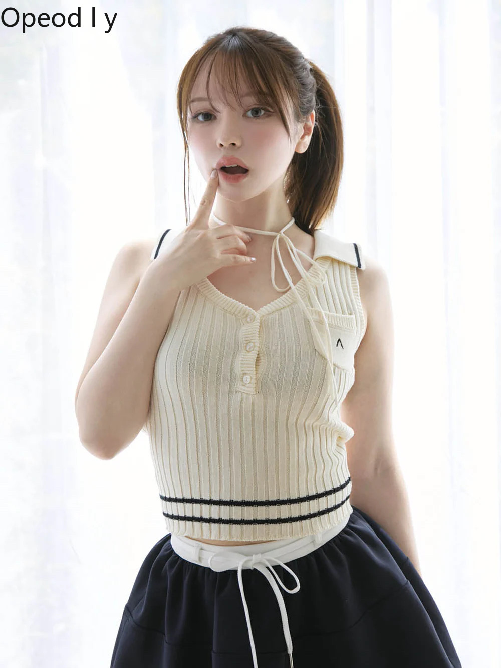 Top de punto sin mangas con cu - Suspender Tank Top reseña y precio