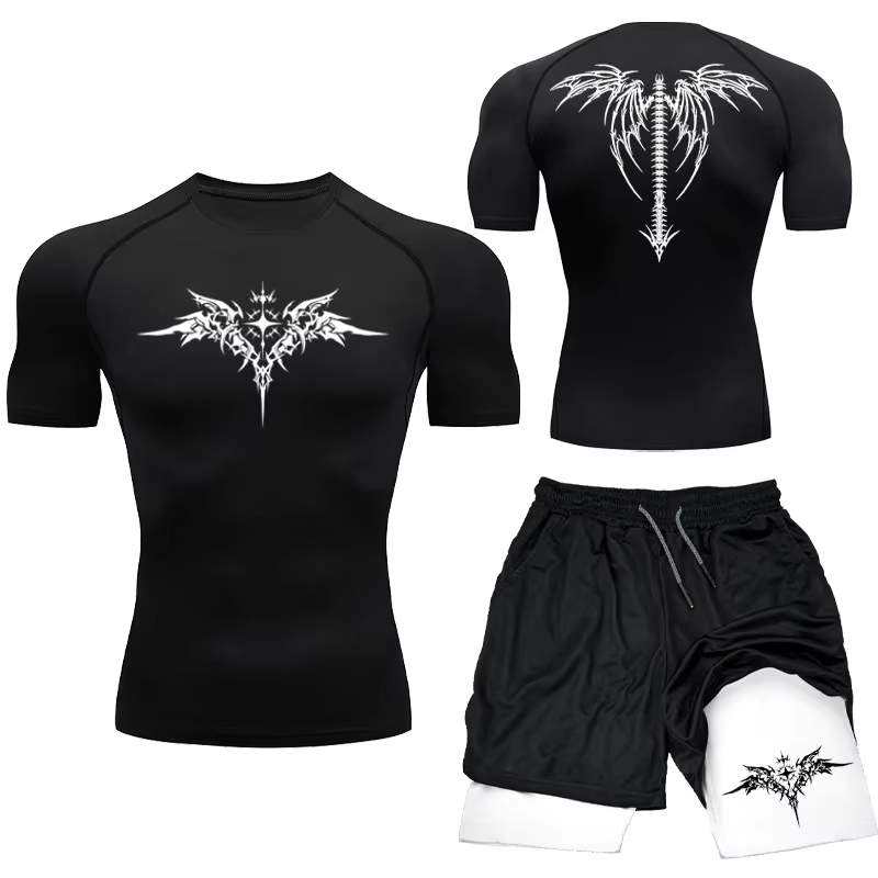 Nuevo conjunto deportivo de co - Compression Shorts Athletes reseña y precio