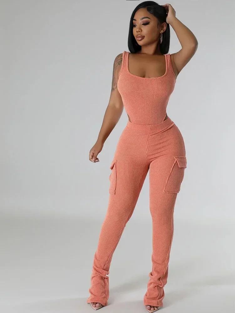 Conjunto de dos piezas de punt - Tank Top Ribbed reseña y precio