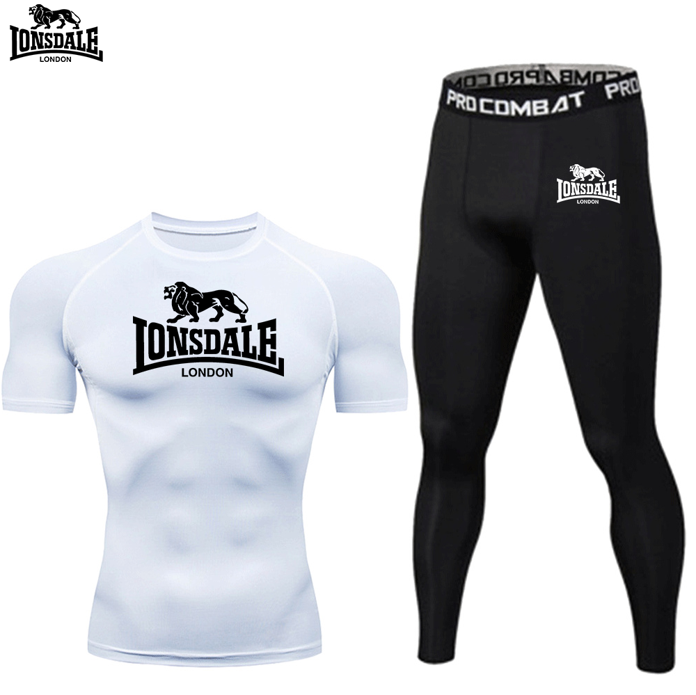 LONSDALE-Conjunto de manga lar - Compression Long Pant reseña y precio