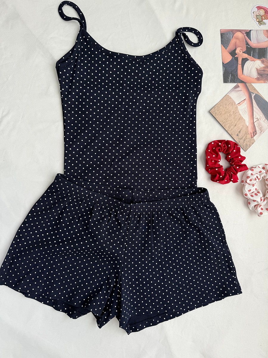 Conjunto de Shorts Acanalados  - Tank Top Ribbed reseña y precio