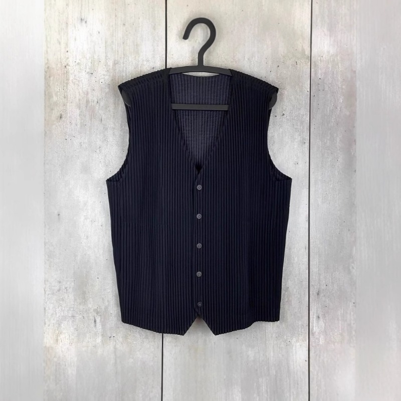 Miyake-Camiseta interior plisa - Undershirt Crew Neck reseña y precio