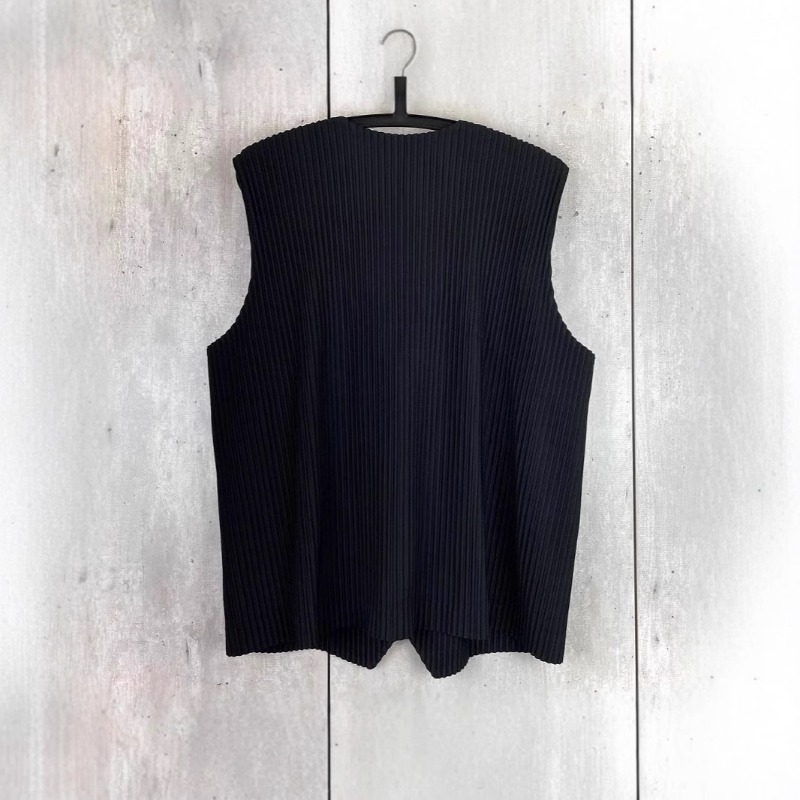 Miyake-Camiseta interior plisa - Undershirt Crew Neck reseña y precio